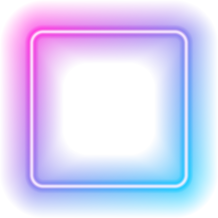 Square Neon Frame