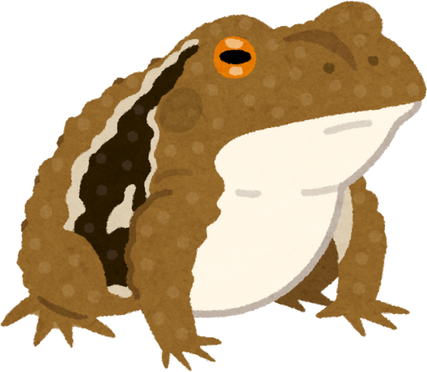 Illustration of a Brown Toad